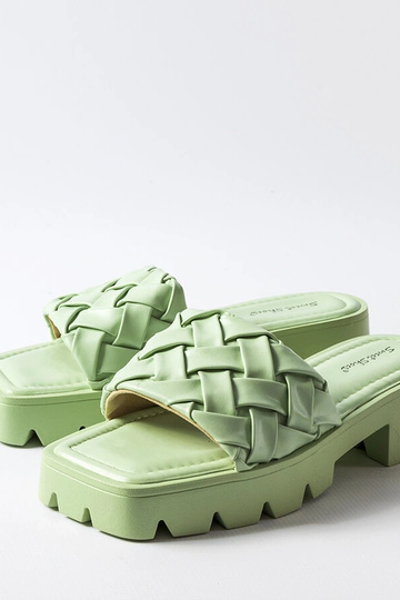 Grüne Flip-Flops mit... 2