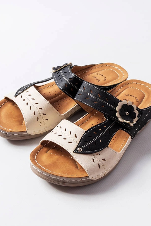 Schwarze Flip-Flops mit niedrigem...