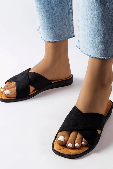 Schwarze Tiana-Flip-Flops
