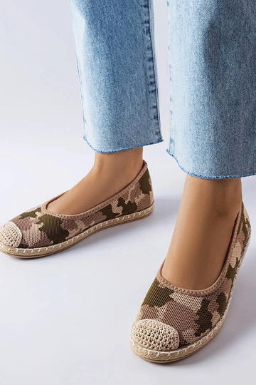 Grüne Slip-On-Espadrilles...
