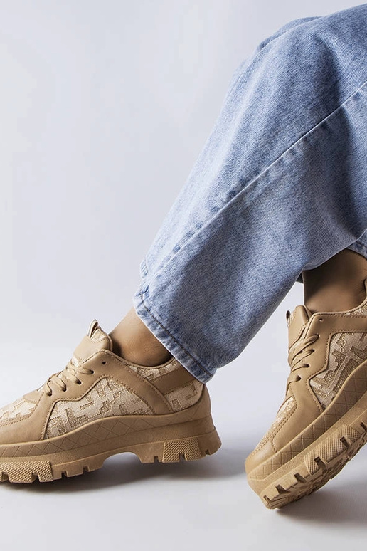 Dunkelbeige „Brunswick“ Chunky-Sneaker Dunkelbeige „Brunswick“ Chunky-Sneaker