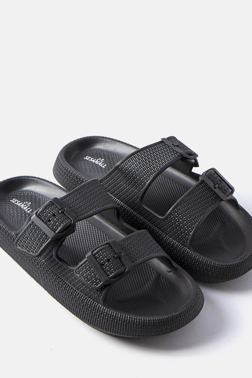 Schwarze Flip-Flops Karersee für Herren Schwarze Flip-Flops Karersee für Herren