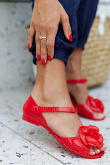 Rote Ballerinas mit...