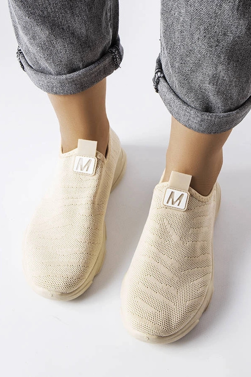 Beige Stoff-Sportschuhe für Damen Aaron Beige Stoff-Sportschuhe für Damen Aaron