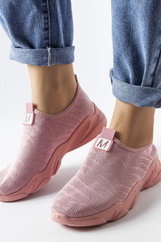 Rosa Sportschuhe für Damen aus Stoff... Rosa Sportschuhe für Damen aus Stoff...