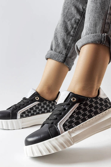 Schwarze Giuseppe Plateau-Sneakers 2