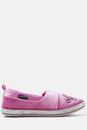 Patria dunkelrosa Samt-Ballerinas 2