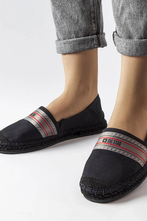 Schwarze Espadrilles mit großem Stern... Schwarze Espadrilles mit großem Stern...