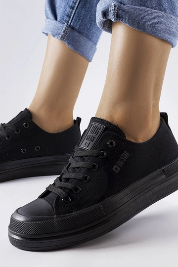 Schwarze Plateau-Sneaker Big Star LL274967 2