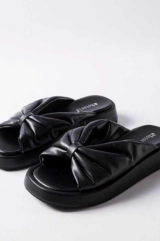 Schwarze Flip-Flops mit niedrigem...