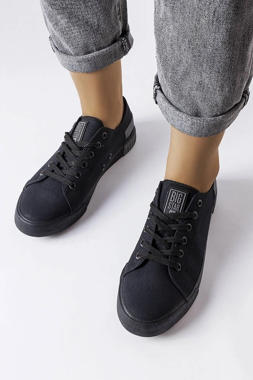 Schwarze Big Star-Sneaker LL274038 Schwarze Big Star-Sneaker LL274038