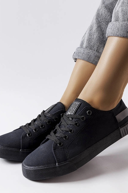 Schwarze Big Star-Sneaker LL274038 Schwarze Big Star-Sneaker LL274038