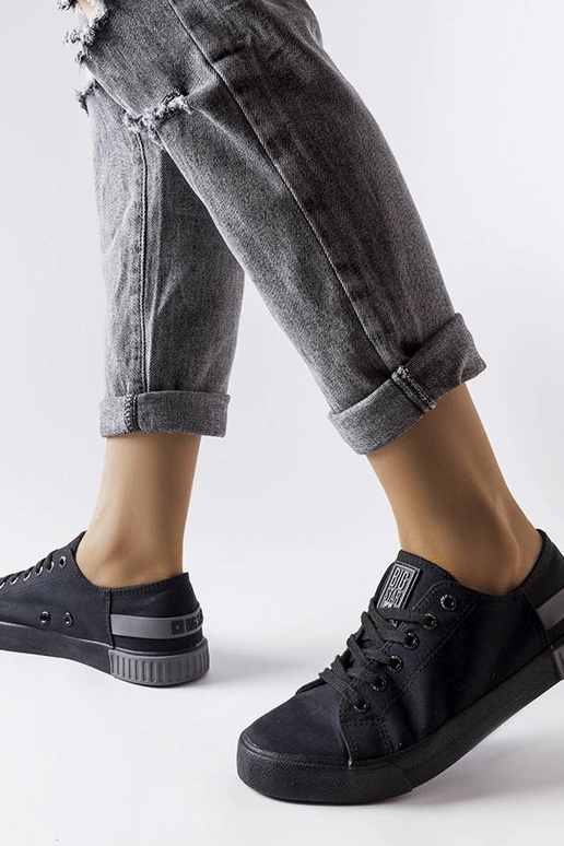 Schwarze Big Star-Sneaker LL274038 Schwarze Big Star-Sneaker LL274038