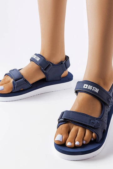 Marineblaue Schaumstoffsandalen Big Star LL274792 2