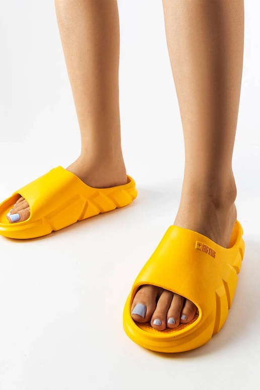 Orangefarbene Big Star-Flip-Flops...