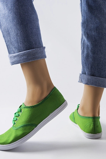 Grüne Wang-Sneakers 2