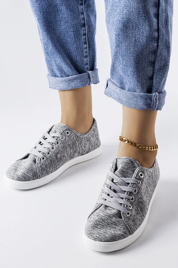 Graue Stoff-Sneakers Razan 2