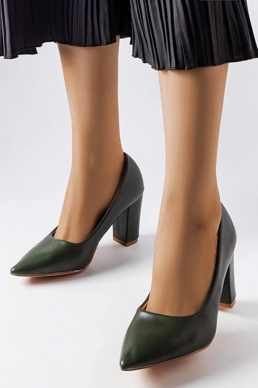 Maurelle Grüne Pumps mit Absatz Maurelle Grüne Pumps mit Absatz