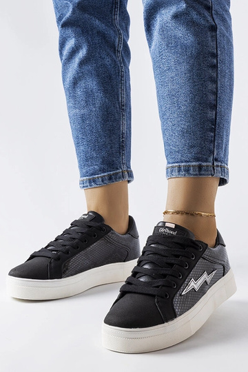 Schwarze Vernadeau-Sneakers