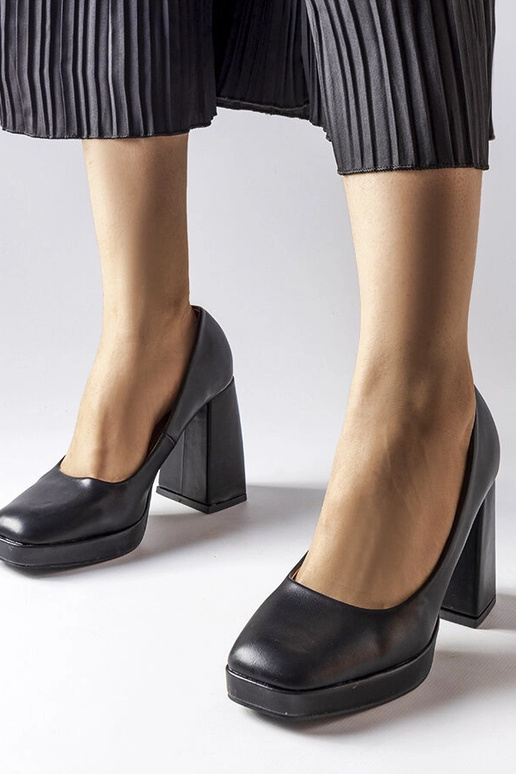 Schwarze Mailly Pumps mit hohem Absatz Schwarze Mailly Pumps mit hohem Absatz