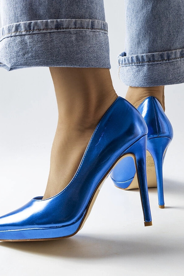 Kristin – Blaue Heels mit... 2