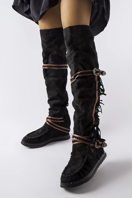 Schwarze Keilstiefeletten Novella Schwarze Keilstiefeletten Novella