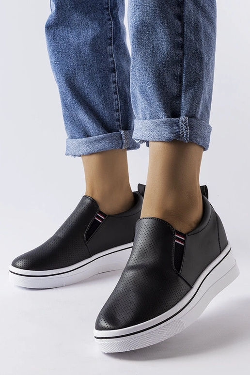 Schwarze Dionisia Keilsneaker