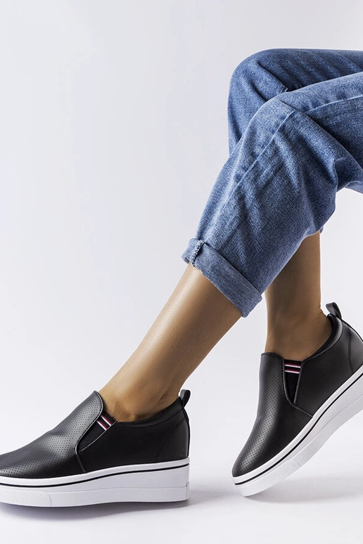 Schwarze Dionisia Keilsneaker