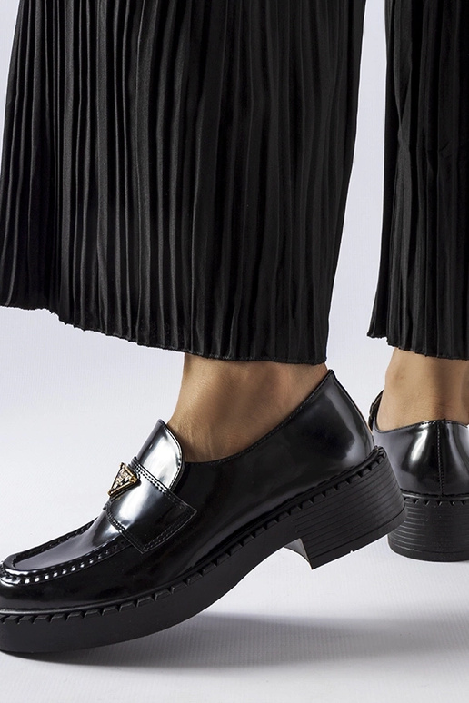 Schwarze Damen-Loafer Milne Schwarze Damen-Loafer Milne