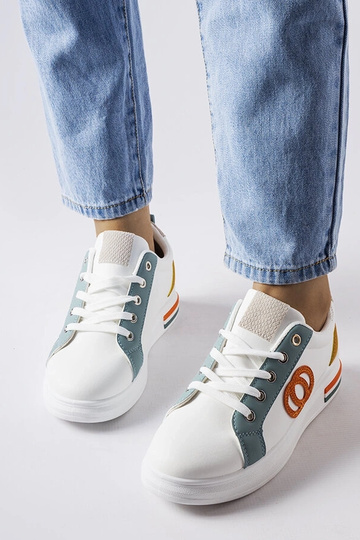 Weiße Sneaker mit bunten Einsätzen Passaic 2