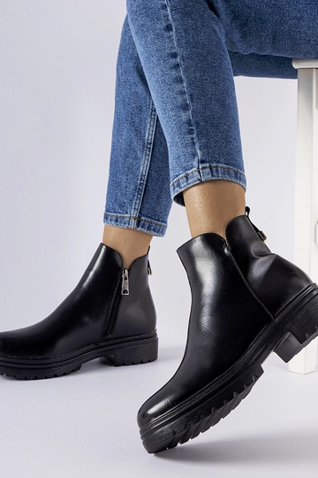 Schwarze isolierte Vinceza-Stiefel 2