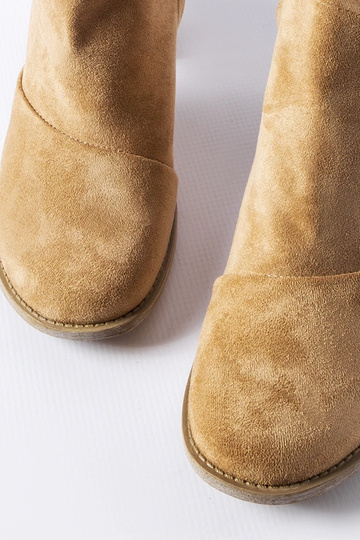 Beige Stiefeletten mit Cut-outs Artemisia 2