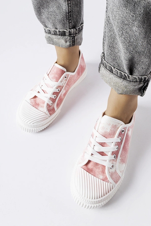 Clavet – Sneaker in verwaschenem Rosa
