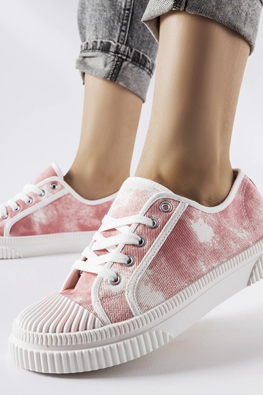 Clavet – Sneaker in verwaschenem Rosa
