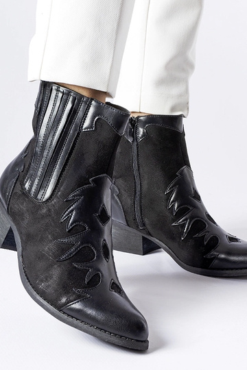 Schwarze Cowboystiefel mit... 2