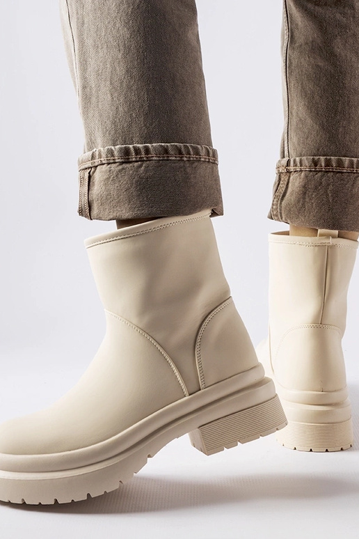 Beige isolierte Gummistiefel Clotilde Beige isolierte Gummistiefel Clotilde