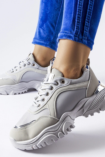 Graue Sneakers „Lodgeville“ mit silbernem Akzent 2