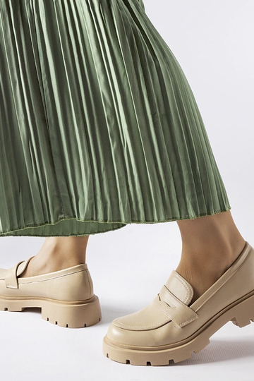Beige elegante Mokassins, „Puccianiello" 2