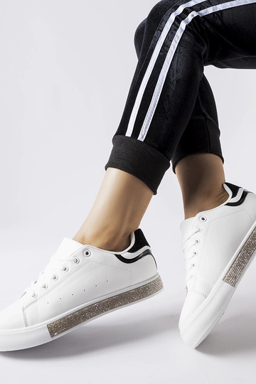 Schwarz-weiße Sneakers „Dina Zircon“ 2