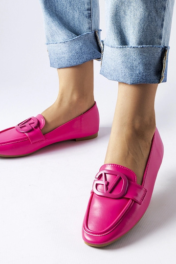 Delgi – Rosa Loafer mit...