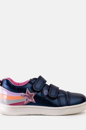 Blaue Kinder-Sneakers mit Klettverschluss Dahl