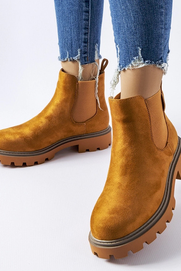 Braune isolierte Stiefeletten Big Star MM274374 2