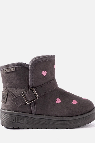 Graue Big Star Kinder-Schneestiefel KK374244