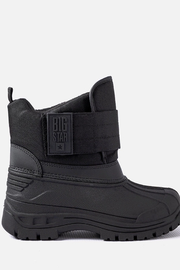Schwarze Kinder-Winterstiefel, „Big Star MM374122"