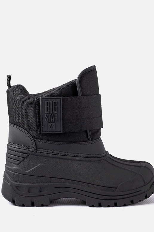 Schwarze Kinder-Winterstiefel, „Big...
