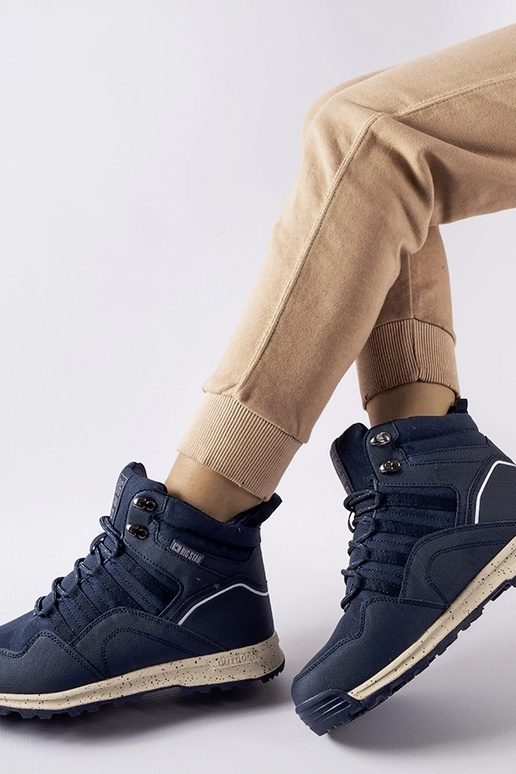 Blaue Big Star Stiefel KK274611 NAVY