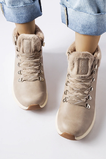 Beige isolierte Stiefel Big... 2