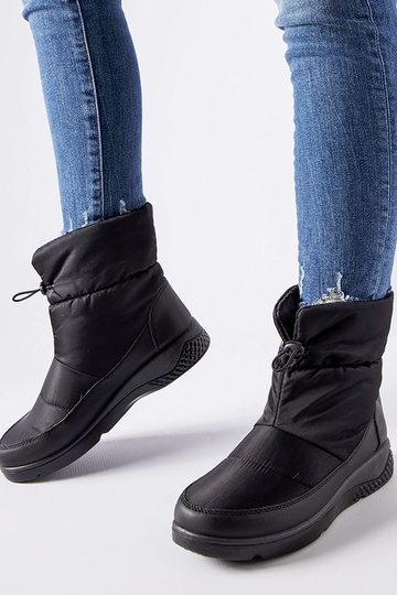 Jensen schwarze isolierte Schneestiefel für Damen 2