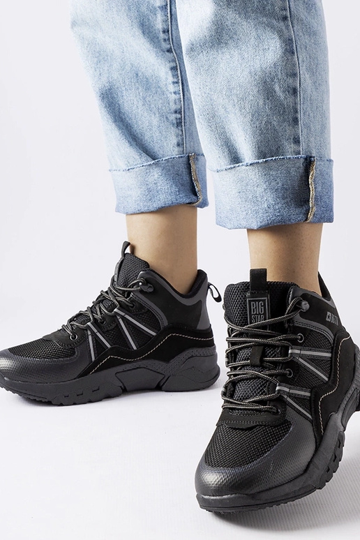 Schwarze Big Star-Stiefel KK274218