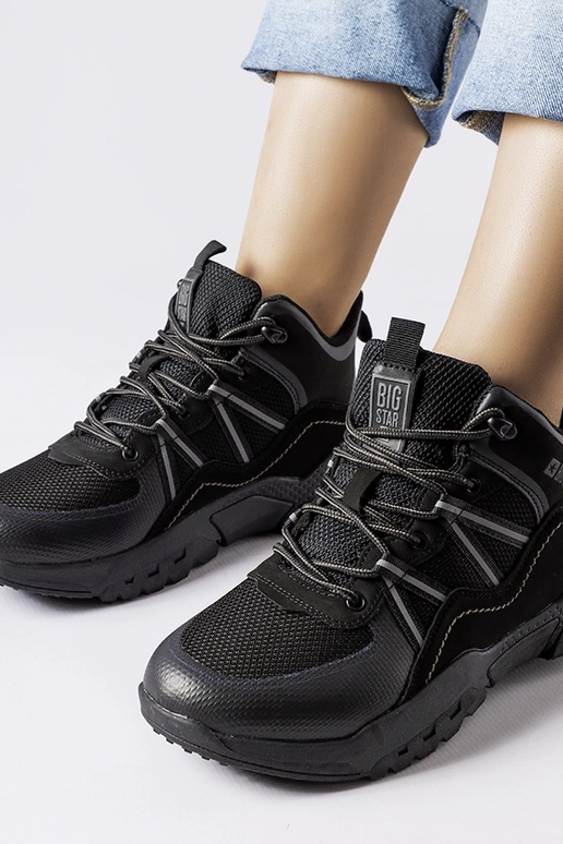 Schwarze Big Star-Stiefel KK274218